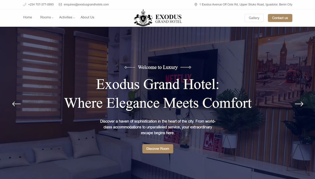 Exodus Grand Hotel
